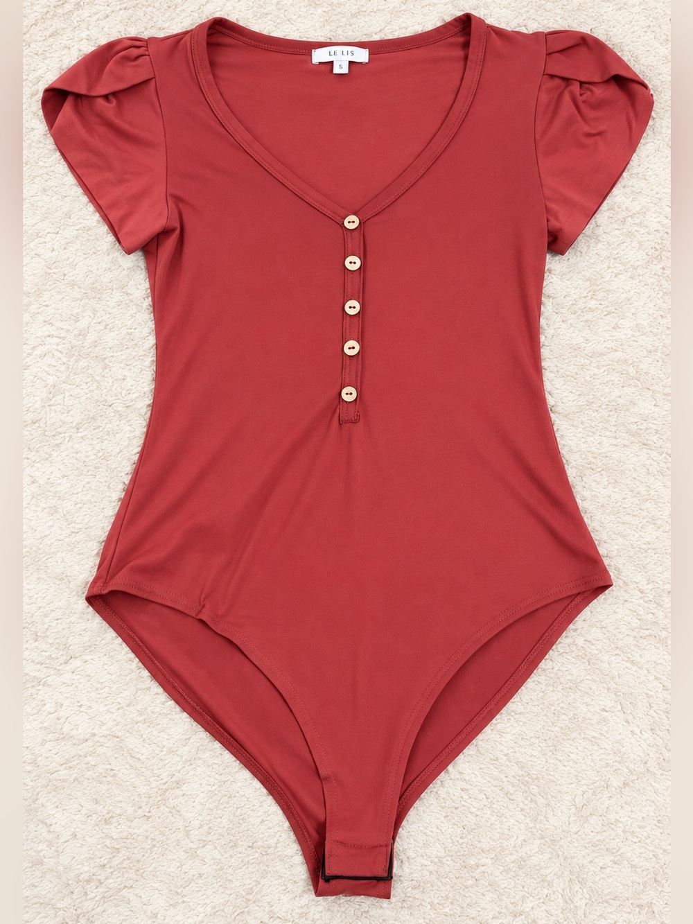 gaze Rust Red One-Piece Bodysuit 7